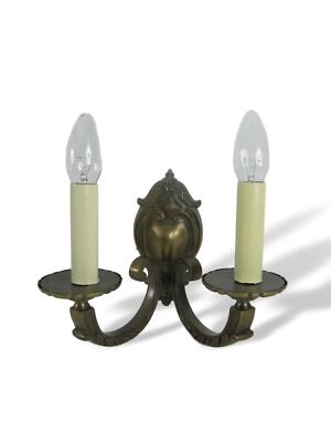 Bronze Wandleuchter Wandlampe 50er 60er Jahre /1 