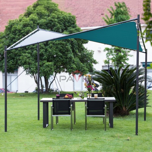 Patio 24 ft vela parasol borde recto 95 % bloque UV toldo patio rectángulo - Imagen 61 de 63