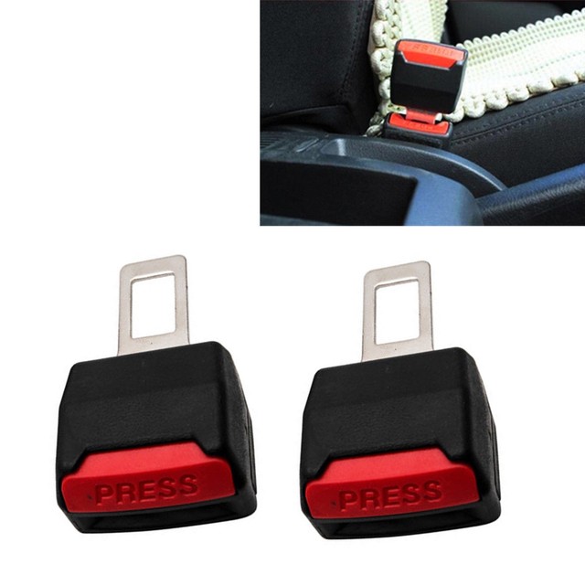 2x Universal Car Safety Seat Belt Extender Extension Buckle Lock Clip Uk Stock For - Car Seat Belt Buckle Extender Uk