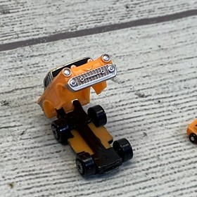 Micro Machines TRIPLESIDERS Orange Chevy Bel Air Ferrari Testarosa Rare VHTF