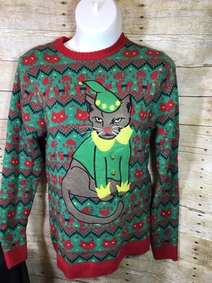 angry cat sweater