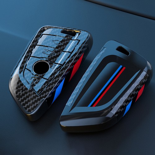 Carbon Fiber Color Key Fob Cover For BMW 1 2 3 4 5 6 7 X1 X2 X3 X4 X5 X6 Series - Bild 9 von 9