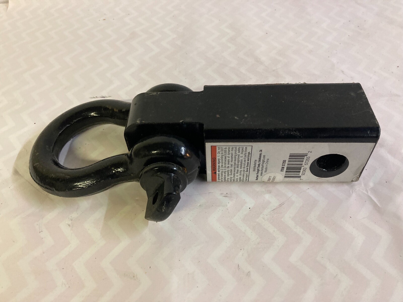 HAULMASTER 2 in. Hitch Mounted DRing Shackle 57255 eBay