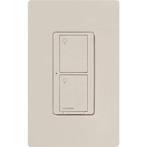 Simplify Lighting with Caseta Smart Switch 6A & Remote – 2-Pack, Light Almond - Picture 4 of 12