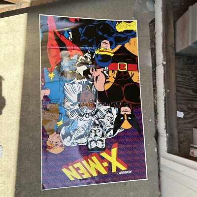 1 Old Giant Konami X-Men Cabinet Sticker Original factory Arcade video Game