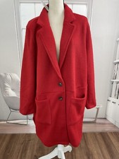 Maurices Bright Red Winter Pea Coat, Women's Size 1xl