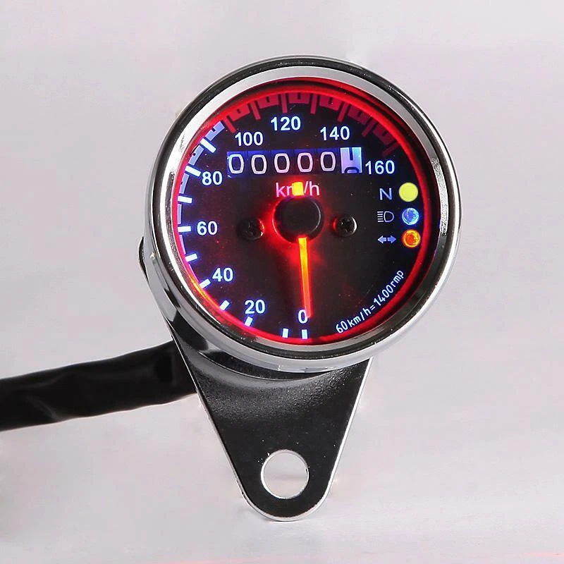 LED Indicator Speedometer For Honda Shadow Rebel 250 500 750 1100 VTX VT, km/h - Image 3 of 4