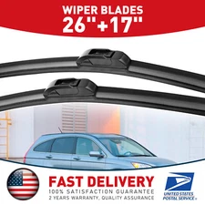 Premium Windshield Wiper Blades 26"&17" Combo Pack for Infiniti G37 I30 I35 JX35