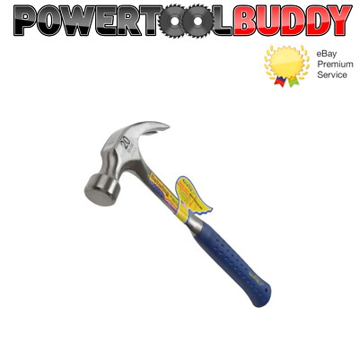 Estwing E3/20C gebogener Klauenhammer - Vinylgriff 560g (20oz)