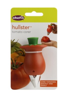 Chef'n Hullster rot/grün Tomatenentkerner Kunststoff/Edelstahl sehr selten!