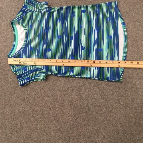 C9 Champion Girls Sz S 6/6X Striped Colorful Activewear Shirt - Picture 5 of 6