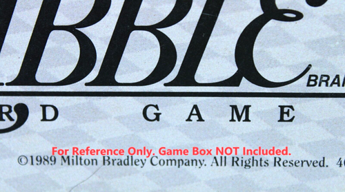 Deluxe Scrabble 1989 PEZZI DI RICAMBIO Score Pad Istruzioni Supporti Ricambi - Foto 6 di 6