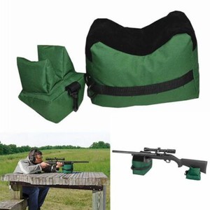 Large-Shooting-Range-Sand-Bag-Set-Rifle-Gun-Bench-Rest-Stand-Front-amp-Rear-Bag-US