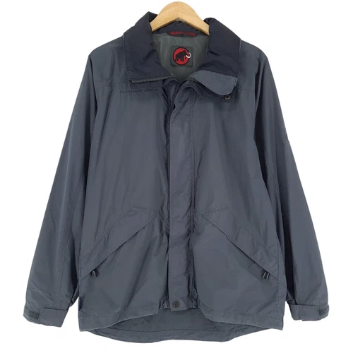 Vintage Mammut Jacke Herren Wasserfest Drytech Wandern Grau Gk6 GRÖSSE S