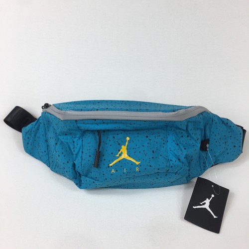Nike Air Jordan Poolside Fanny Pack Cross Body Waist Bag Blue Black 9A0287U5C 633731166020 eBay