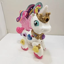 VTech Starshine Bright Lights Unicorn Interactive Learning Toy Complete WORKS