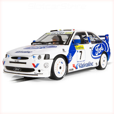 Scalextric C4513 Ford Escort WRC ''No.7 J.Kankkunen'' 1998 Monte Carlo Rally 1:32