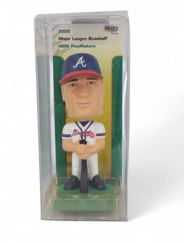 2002 Upper Deck MLB Mini PlayMakers Atlanta Braves Greg Maddux Misspelled Grey.