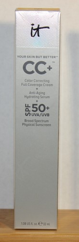 IT Cosmetics Your Skin But Better CC Full Coverage Cream FOUNDATION SPF50 LIGHT - Picture 4 of 10