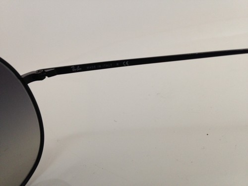 Authentic Ray Ban 0RB3597 002/11 BLACK Sunglasses - Picture 6 of 8