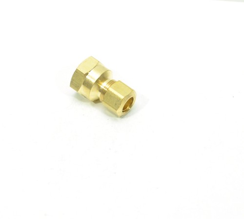 3/8 Od Compression Tube to 3/8 Npt Female Pipe Adapter Fitting Water Oil Gas - Picture 1 of 6