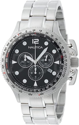 Nautica Men's N26507G BFC II Stainless Steel Chronograph Watch