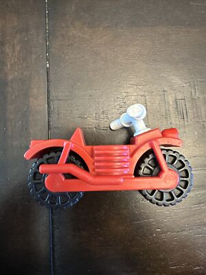 Fisher Price Little People #992 Pop up Camper Motorcycle Vintage