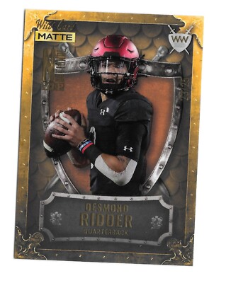 2022 Wild Card Matte National VIP Weekend Warrior Desmond Ridder Orange 23/25