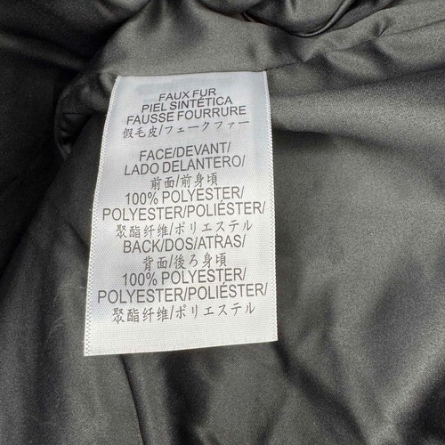 BCBGeneration Women's NWT Long Faux Fur Teddy Coat with Hood - Charcoal Size MED - Picture 11 of 18