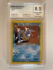 Pokémon TCG Dark Gyarados Team Rocket 8 Holo Graded 8,5