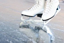 White Women's Recreational Figure Ice Skates - Sabina Delta Vintage 