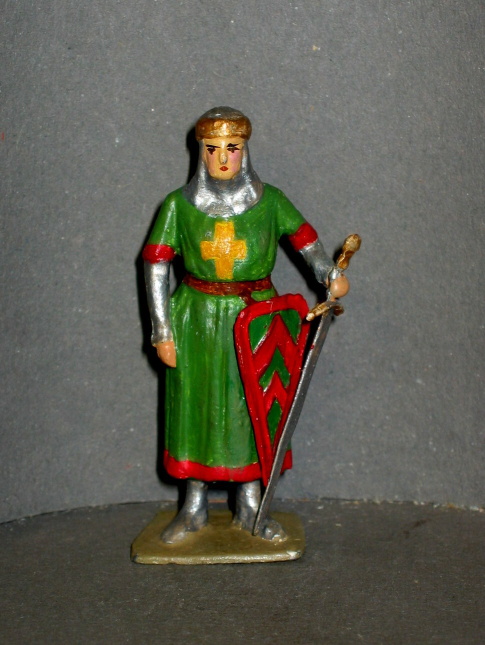 Vertuni lead 65 mm ridder xii eeuw gautho no. k39 Vertuni lead 65 mm ridder xii eeuw gautho no. k39