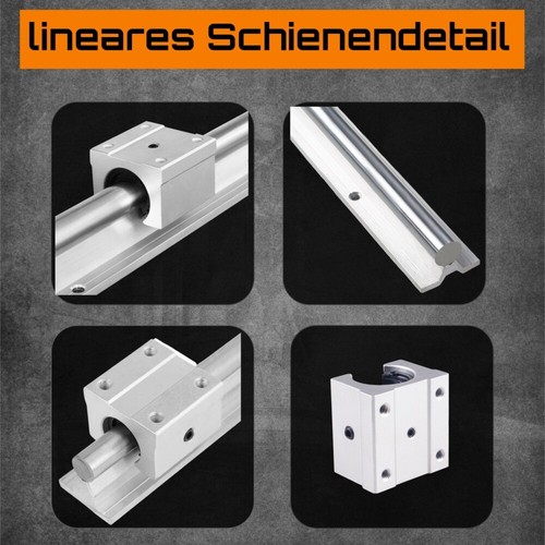 2X SBR16 300mm-4500mm Linearführung Linearwelle Rail + 4X SBR16UU Lagerblock CNC - Bild 4 von 29