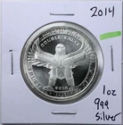 2014 Fair Trade Silver Double Eagle 1oz Proof Round