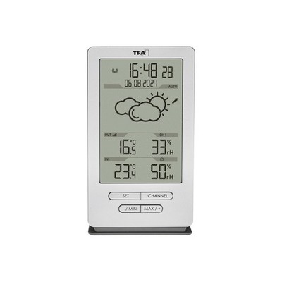 TFA Funk Wetterstation, silber
