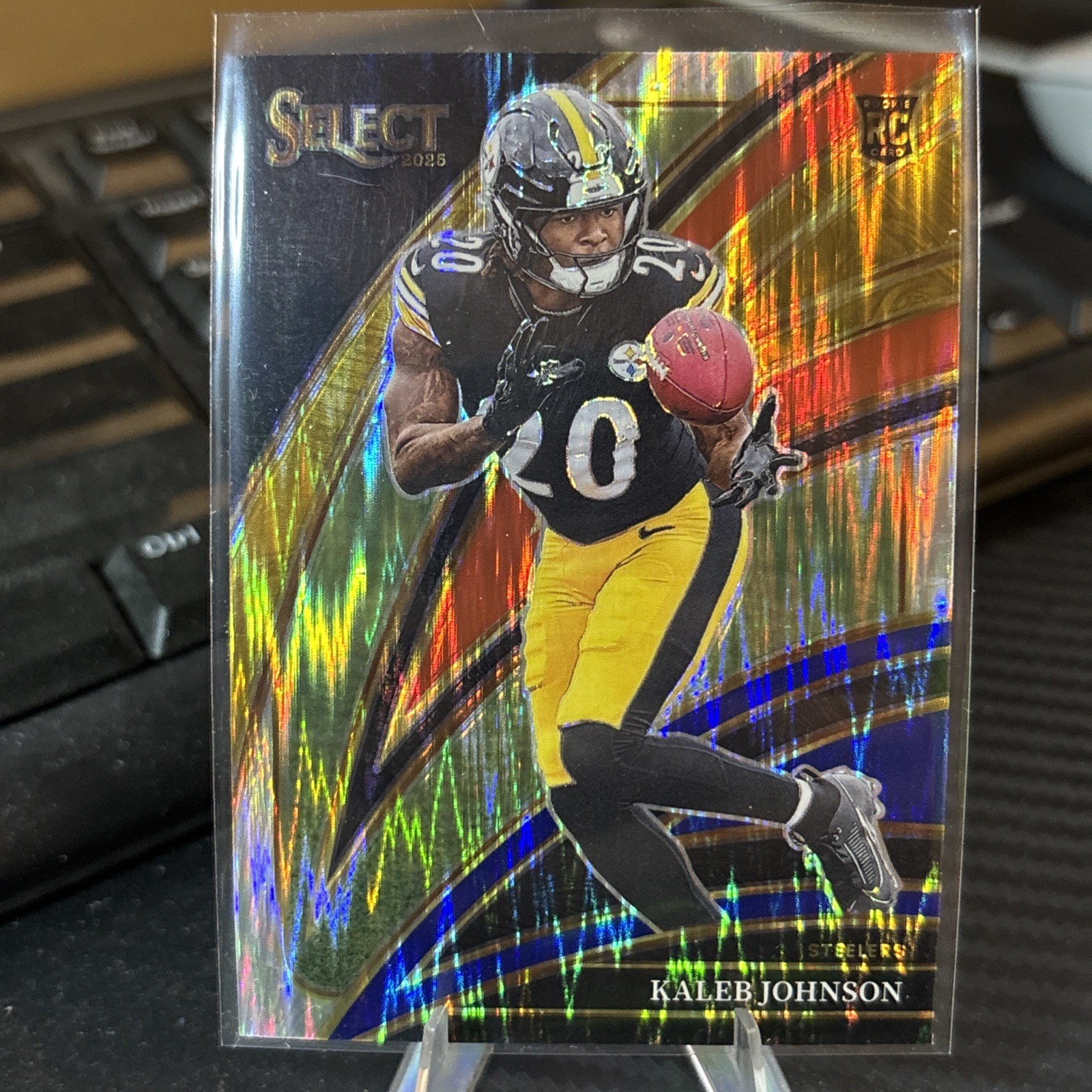 2025 Panini Select Football - #252 Kaleb Johnson Club Level Rookie (RC)