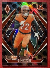 2024 Phoenix Geno Stone #/399 Team Helmet Cincinnati Bengals Football