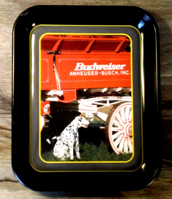 Vintage 1996 ''The Budweiser Dalmatian'' Metal Tray
