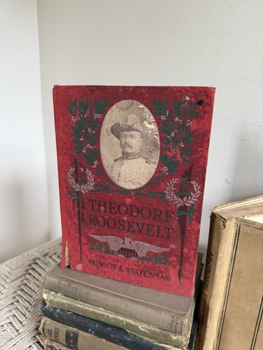 🍊Antique 1910s Lot of 8 Hardback Books | History Geography Etc Decor Prop Set! - Picture 3 of 21