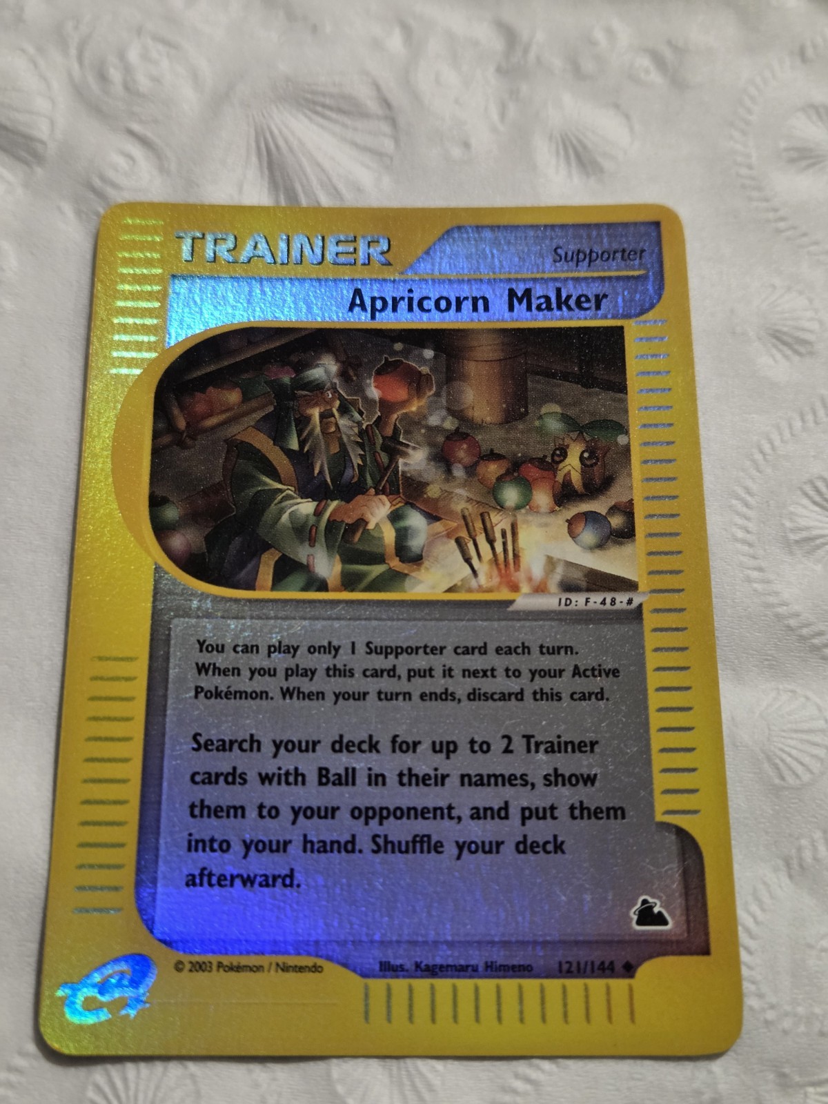 Apricorn Maker 121/144 Skyridge Reverse Holo Pokemon