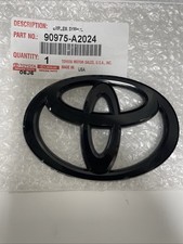 2025-2026 Toyota Camry Front Black Emblem Hood Badge Symbol Logo Genuine Oem