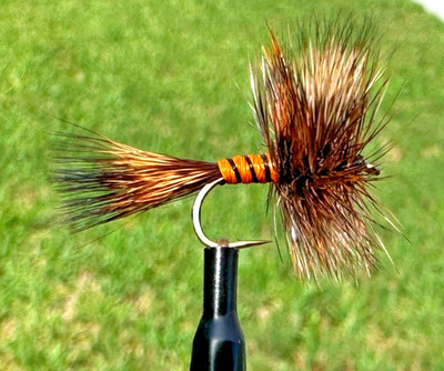 Alaska High Rider - ORANGE -- Hair-Body Dry Fly -- #10, #12, #14 -- 3 Flies
