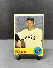 1963 Topps #258 Alvin Dark Baseball Card 