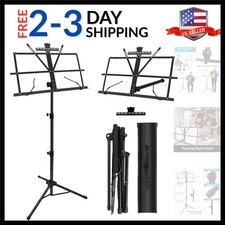 1 Pack Music Stand, with Music Sheet Clip Holder  Carrying Bag