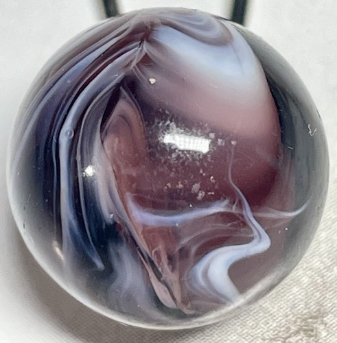HSMibs CAC Christensen Agate 1 Seam Purple Slag .63” Machine Made Marble Tr1-a11 - Picture 6 of 7