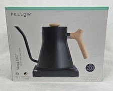 Fellow Stagg EKG Gooseneck Kettle As Is Model EE01AA1A Matte Black +Maple 