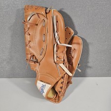 Texas Rangers Baseball Glove Leather Cowhide Dr Pepper Skaggs Alpha Beta Vintage