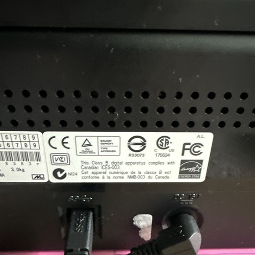 Fujitsu Image Scanner Scansnap ix500 w/AC Adapter Original Box Black - Afbeelding 9 van 12