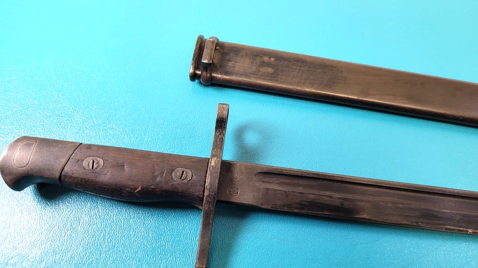 Bayoneta rifle japonés tipo 30 Segunda Guerra Mundial arsenal TALW + vaina TR639 Foto 3 de 4