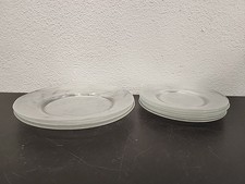Lot of 9 Clear Glass Embossed Coca-Cola Dinner Plates 10”-8" C